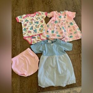 Vintage baby girl clothes